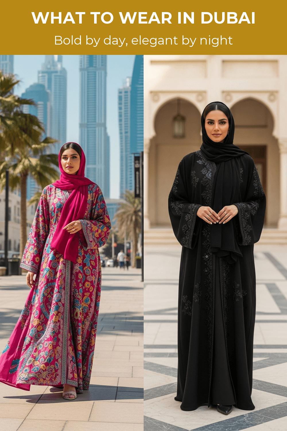 Sample pin — 2 Horizontal for Modest Fashion